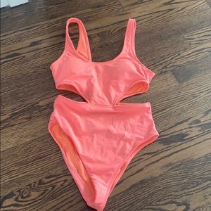 Neon Pink One Piece Swimsuit